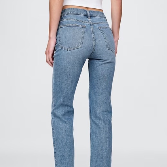 GAP Women's 90's High Rise Straight Jean - Picture 2 of 8